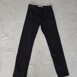 Levi’s 502 Regular Taper Black Jeans Youth Size 16